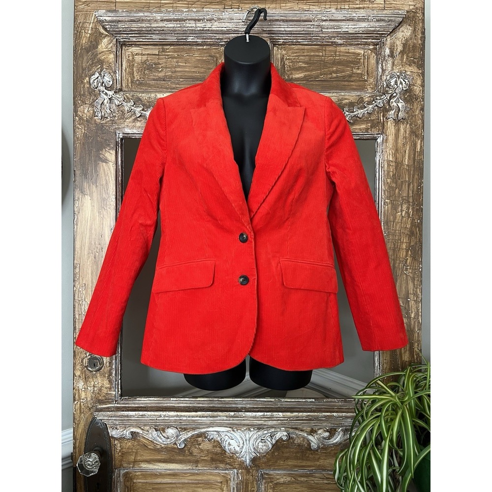 Boden 16R Marylebone Corduroy Jacket Blazer Red NEW